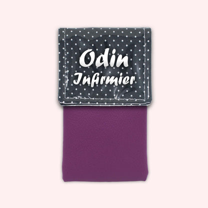 Black Polka Dot Magnetic Pouch
