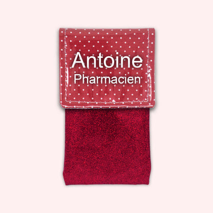 Red Polka Dot Magnetic Pouch