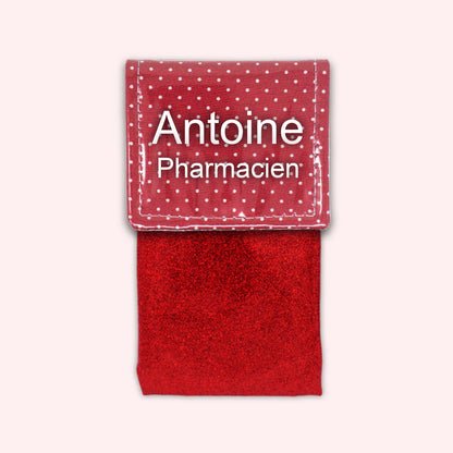 Red Polka Dot Magnetic Pouch