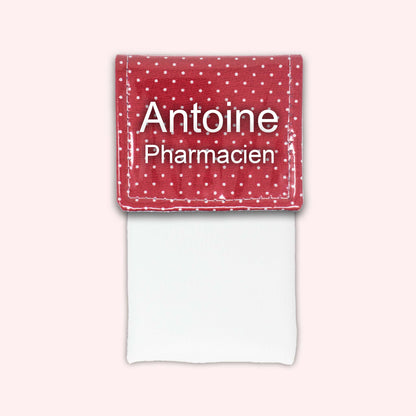 Pochette aimantée Rouge Petits Pois