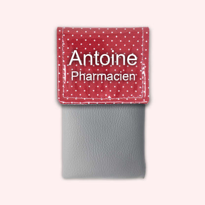 Red Polka Dot Magnetic Pouch
