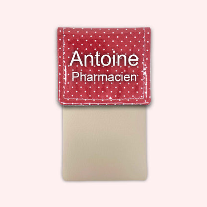 Red Polka Dot Magnetic Pouch