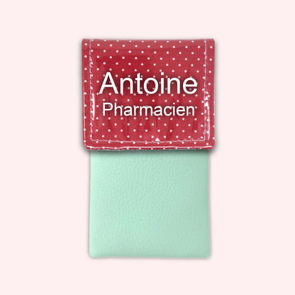 Red Polka Dot Magnetic Pouch