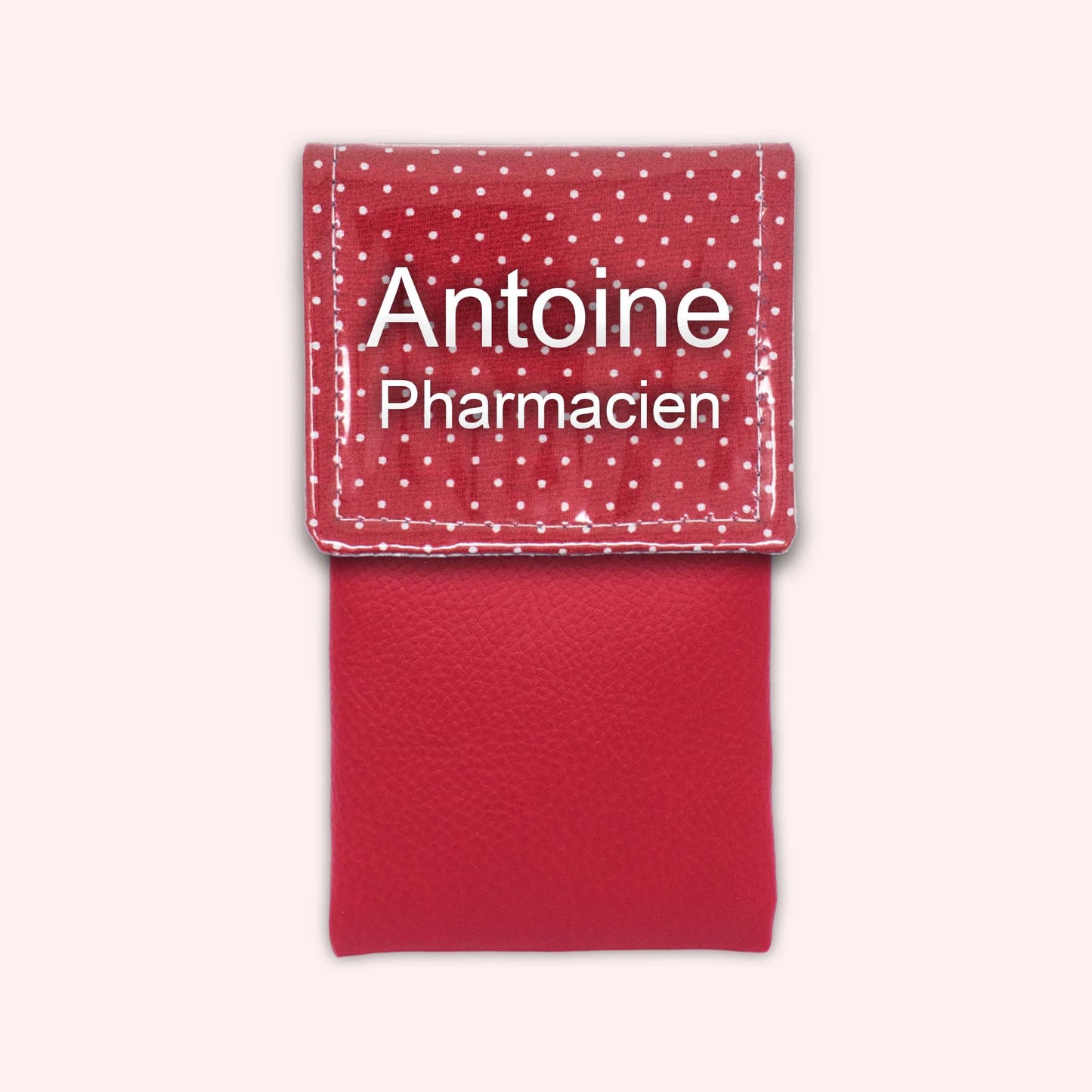 Red Polka Dot Magnetic Pouch