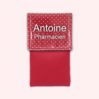 Red Polka Dot Magnetic Pouch