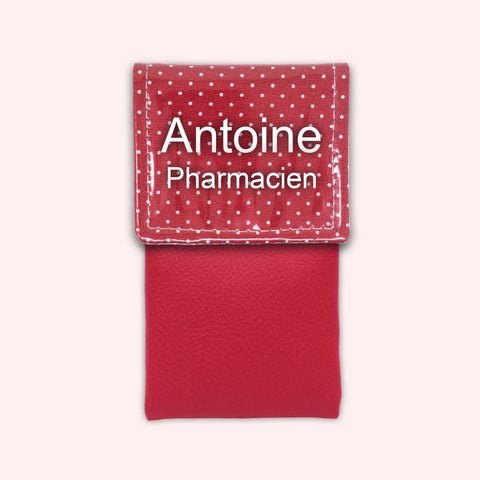 Red Polka Dot Magnetic Pouch