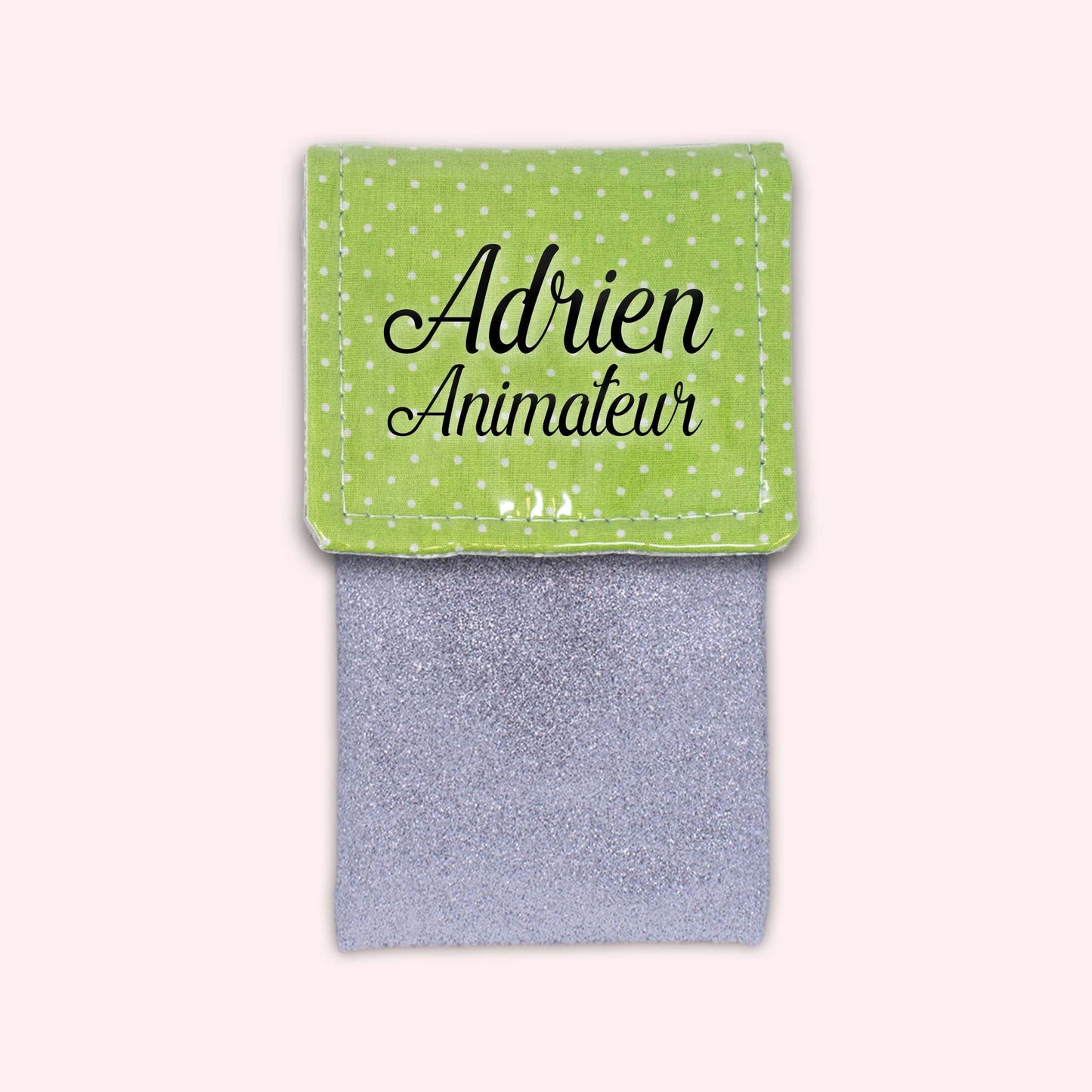 Pochette aimantée Vert Petits Pois