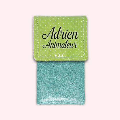 Pochette aimantée Vert Petits Pois