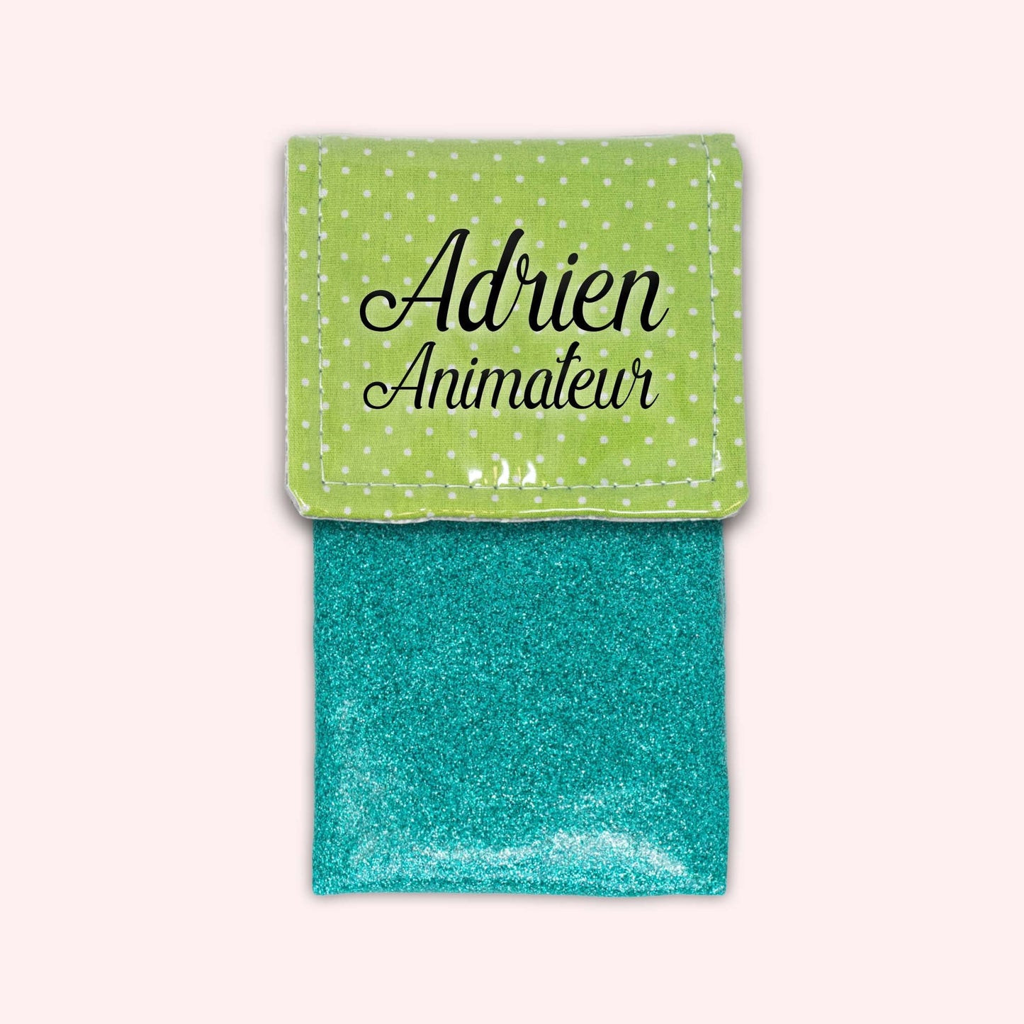 Pochette aimantée Vert Petits Pois