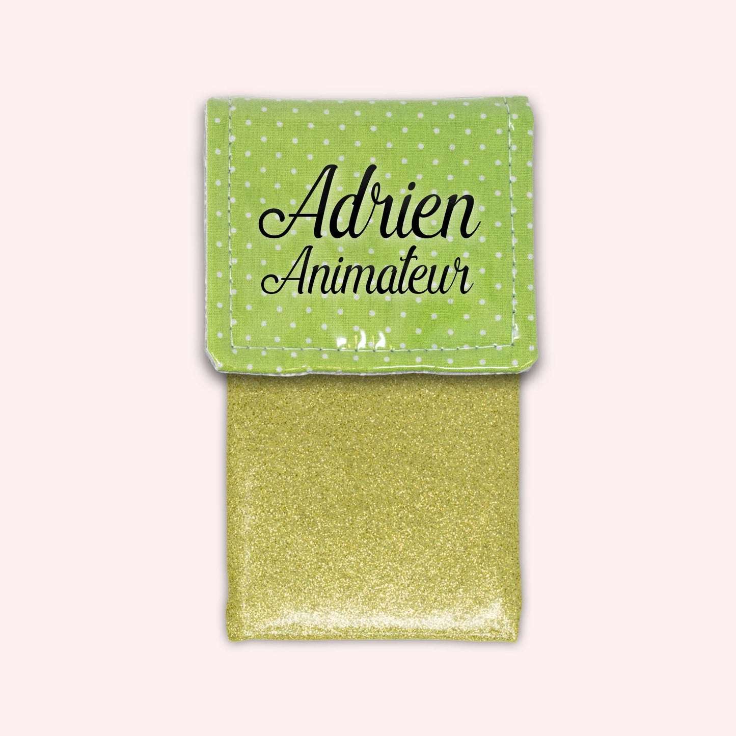 Pochette aimantée Vert Petits Pois