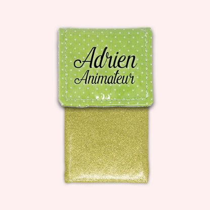 Pochette aimantée Vert Petits Pois
