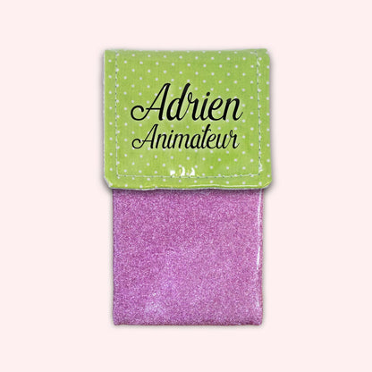 Pochette aimantée Vert Petits Pois