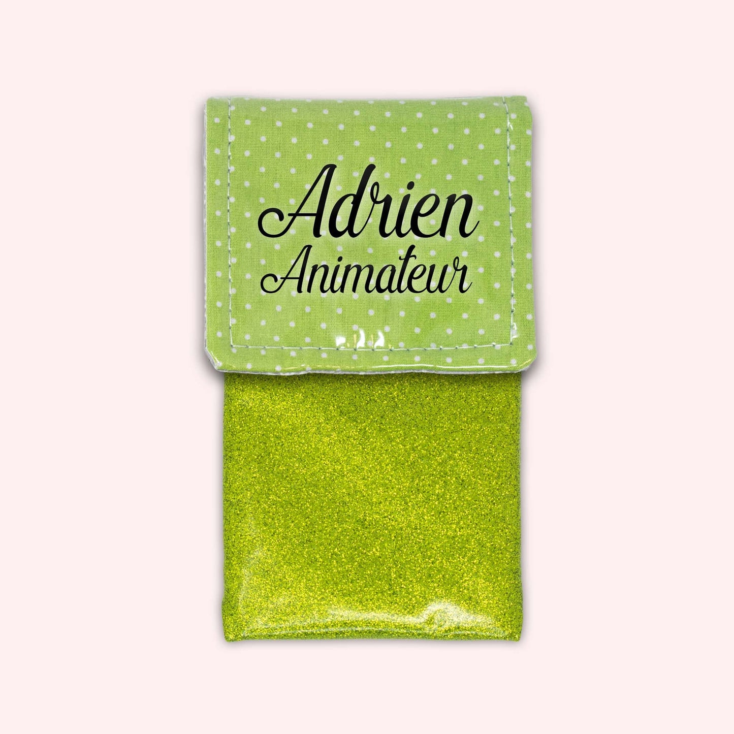 Pochette aimantée Vert Petits Pois