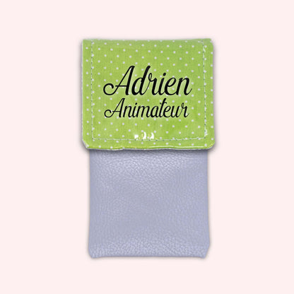 Pochette aimantée Vert Petits Pois