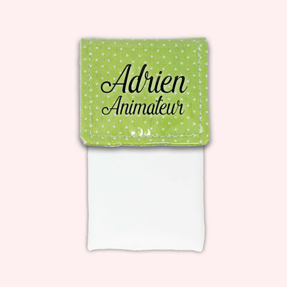 Green Polka Dot Magnetic Pouch