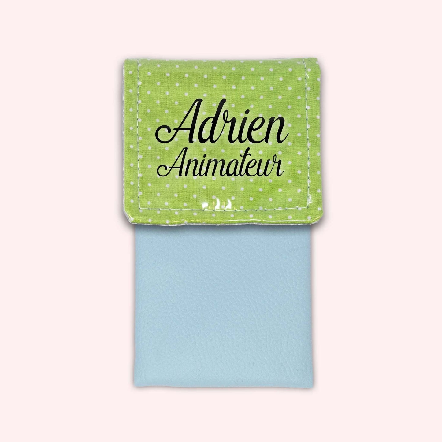 Pochette aimantée Vert Petits Pois