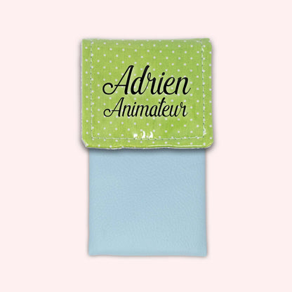 Pochette aimantée Vert Petits Pois