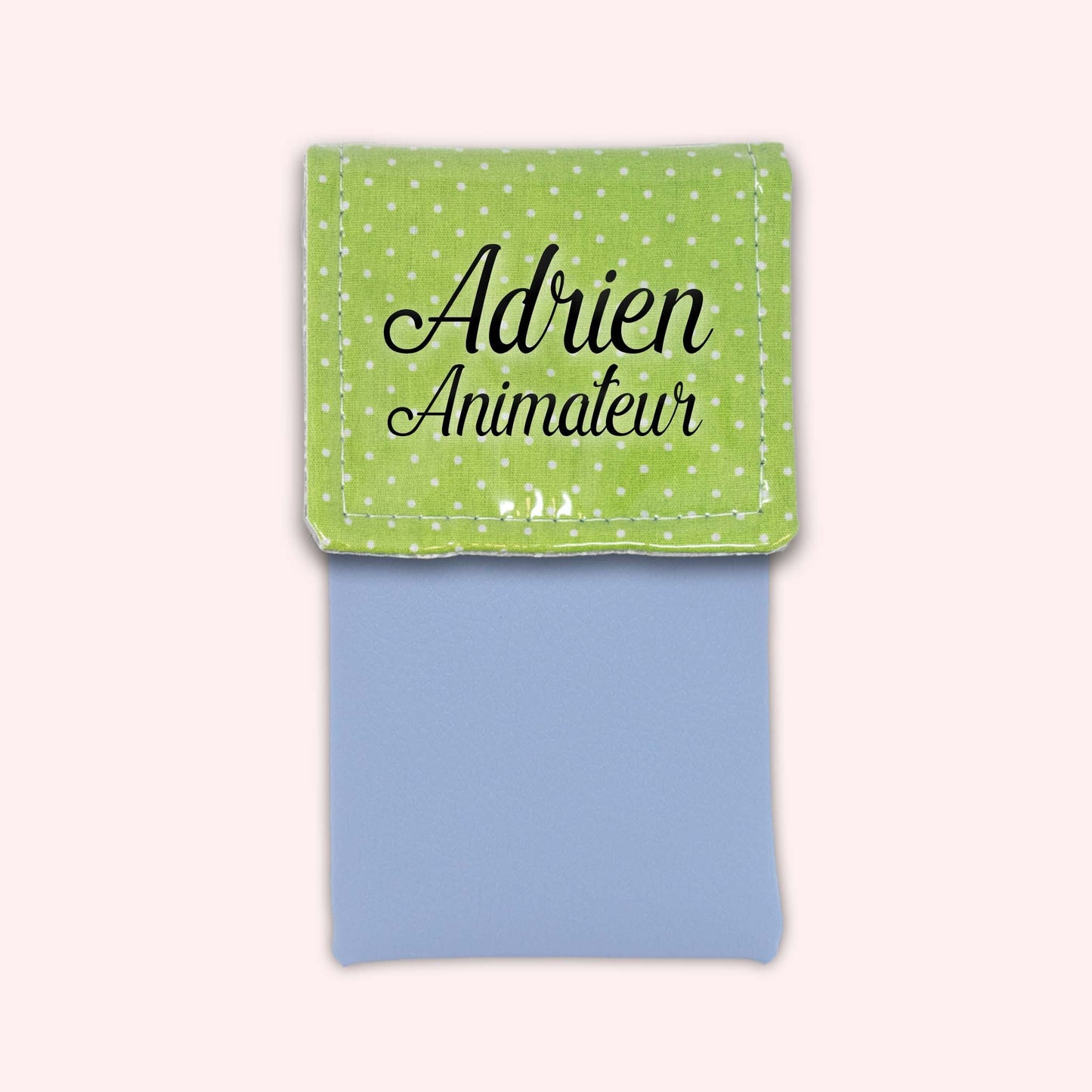 Pochette aimantée Vert Petits Pois