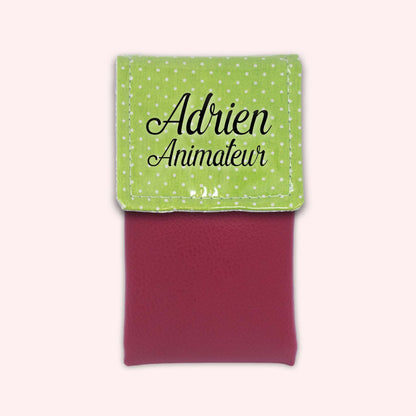 Pochette aimantée Vert Petits Pois