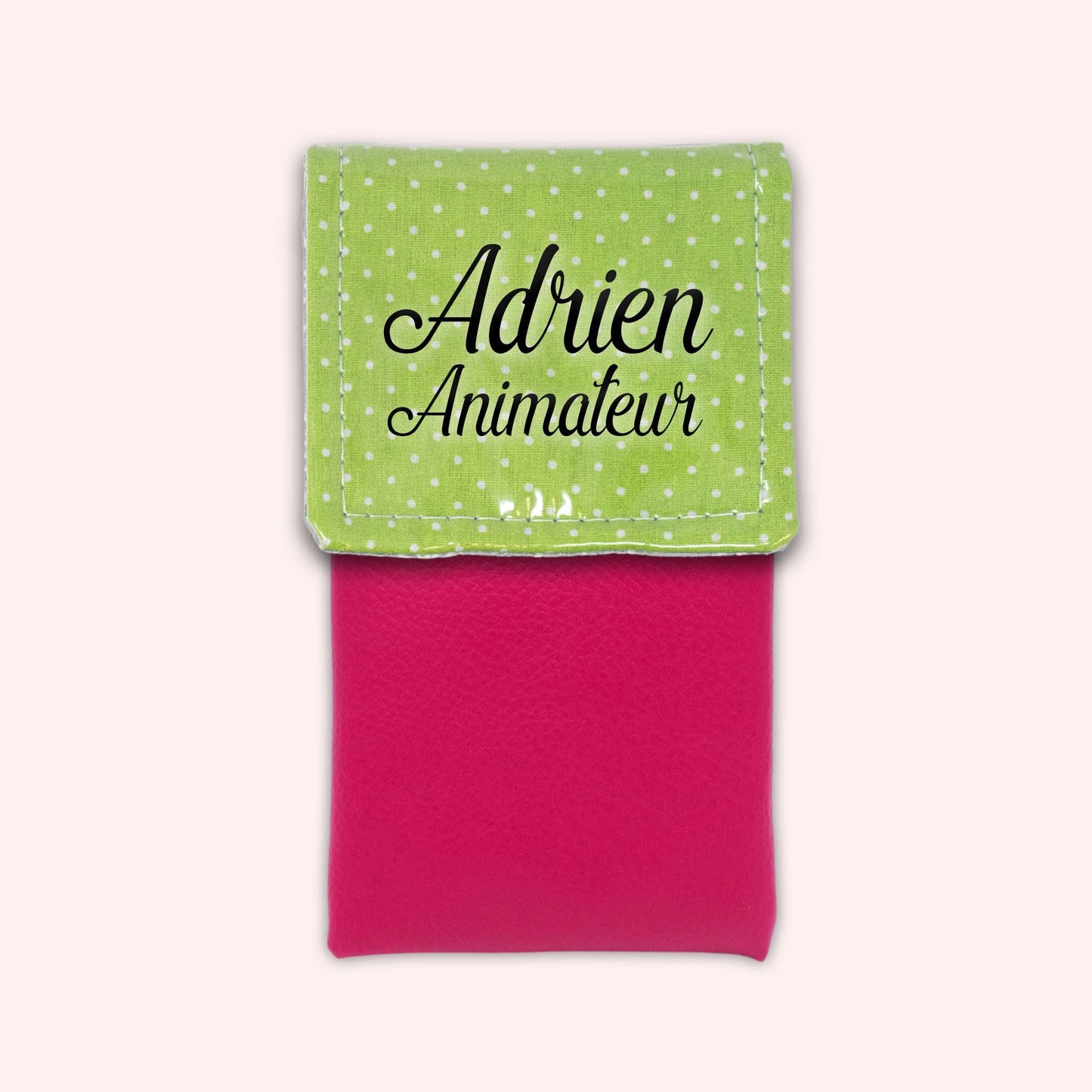 Pochette aimantée Vert Petits Pois