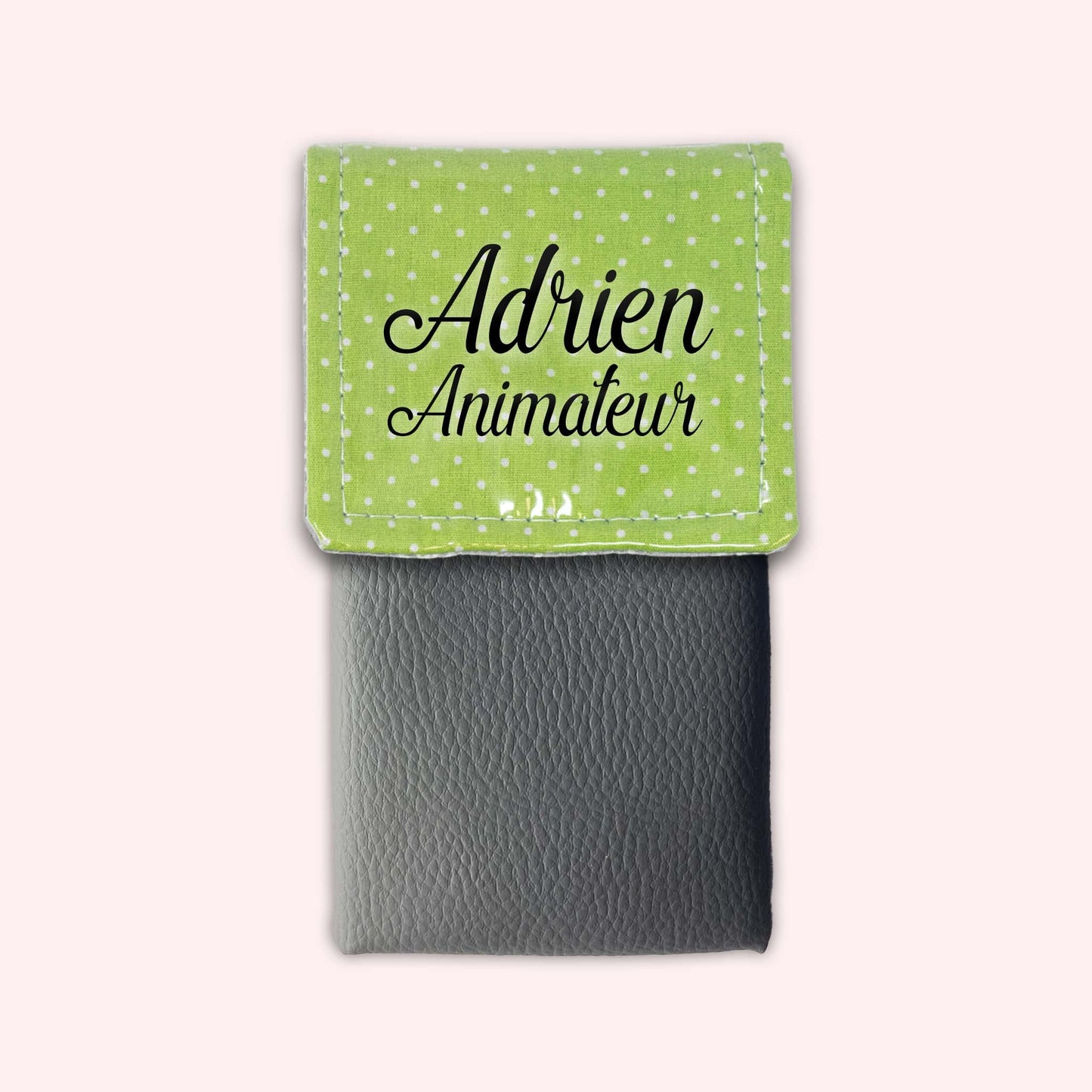 Pochette aimantée Vert Petits Pois