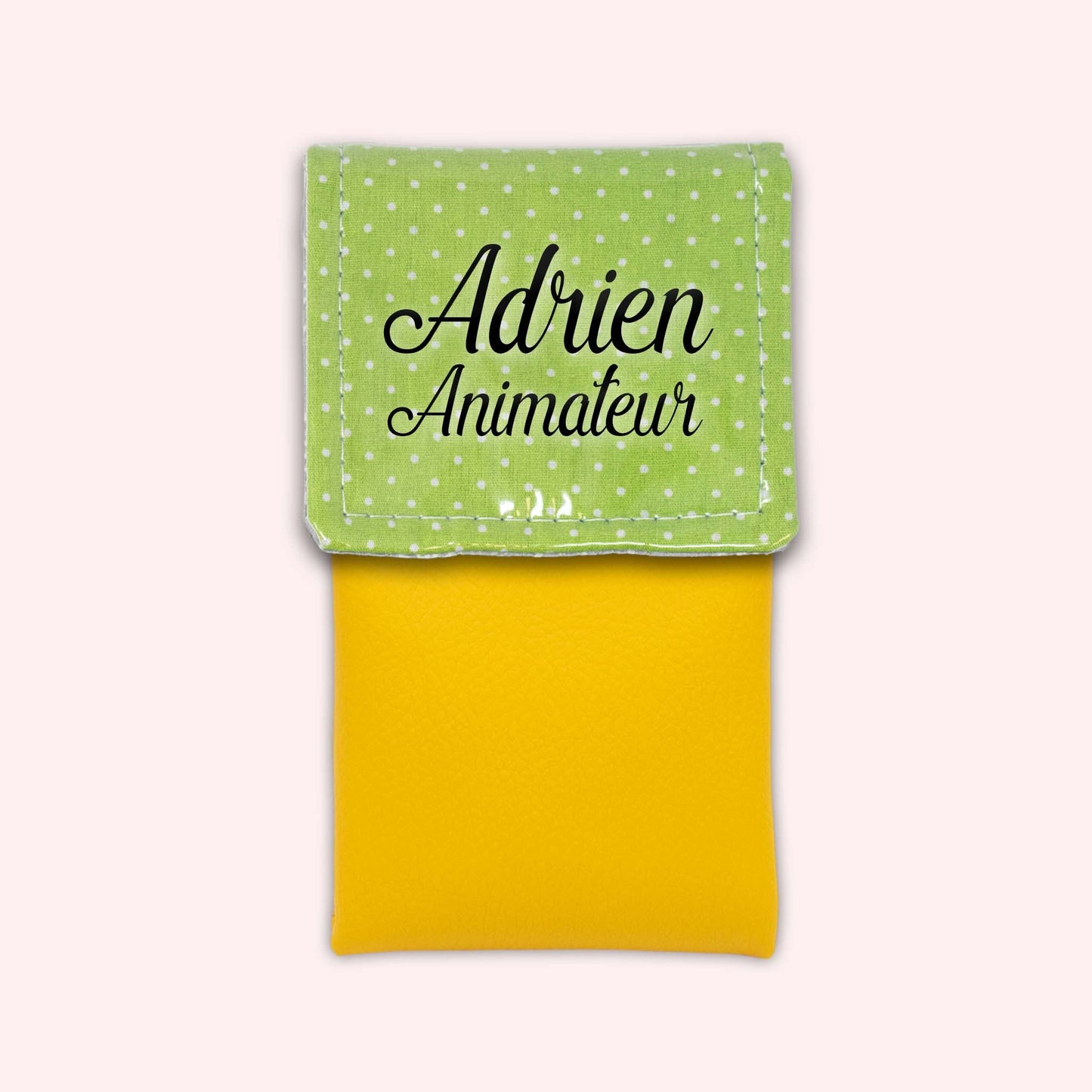 Pochette aimantée Vert Petits Pois