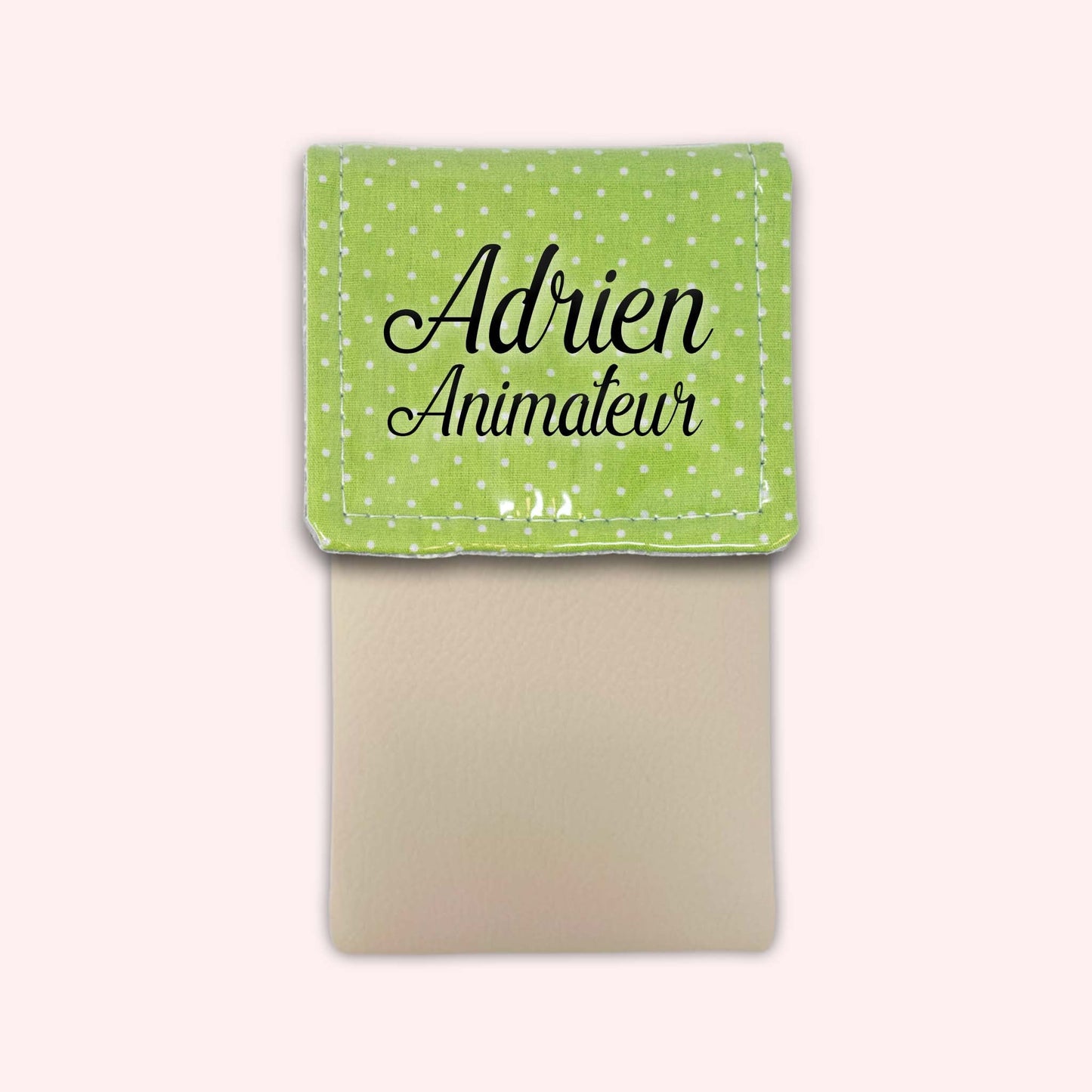 Pochette aimantée Vert Petits Pois