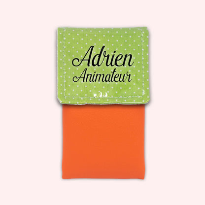 Pochette aimantée Vert Petits Pois
