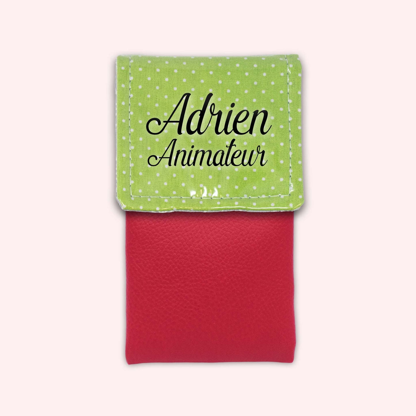 Pochette aimantée Vert Petits Pois