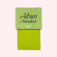 Green Polka Dot Magnetic Pouch