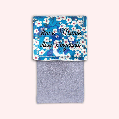 Pochette aimantée Blue Flowers