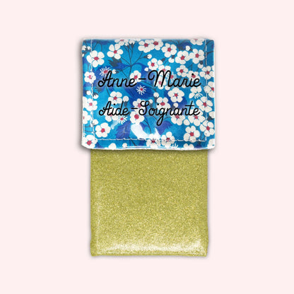 Pochette aimantée Blue Flowers