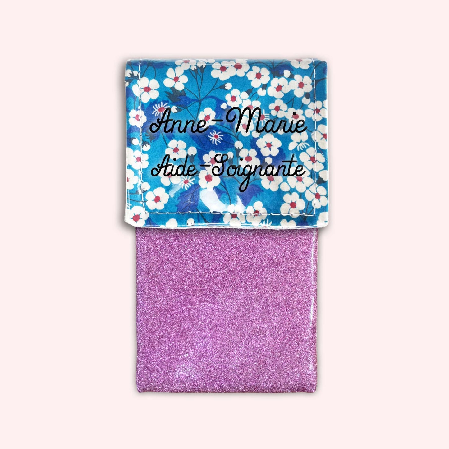 Pochette aimantée Blue Flowers