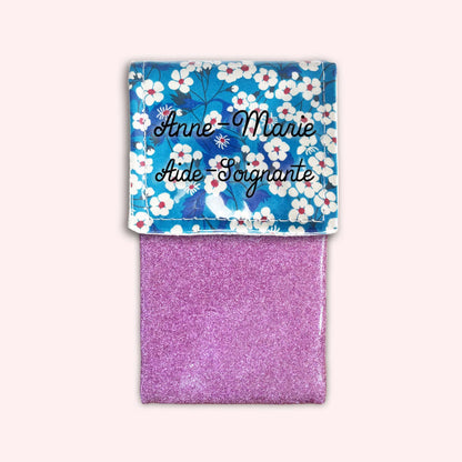 Pochette aimantée Blue Flowers