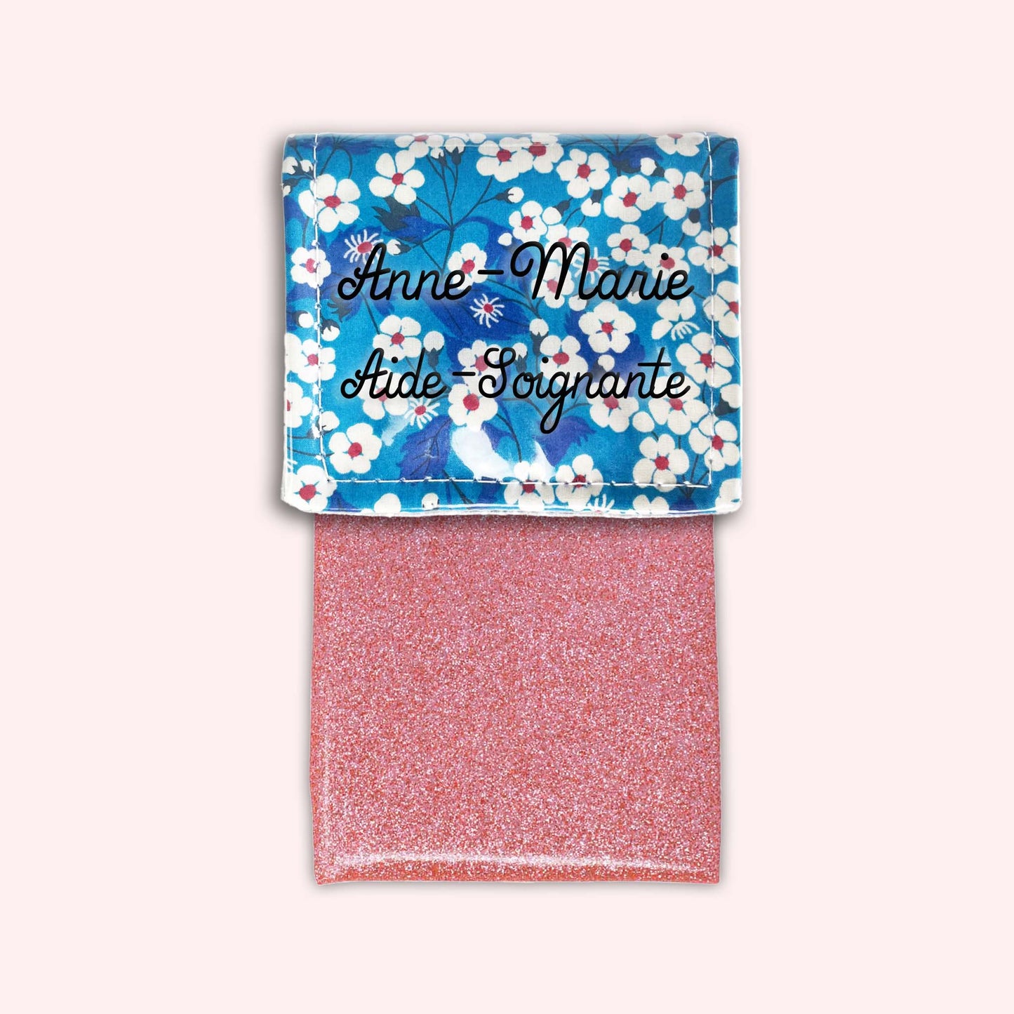 Pochette aimantée Blue Flowers