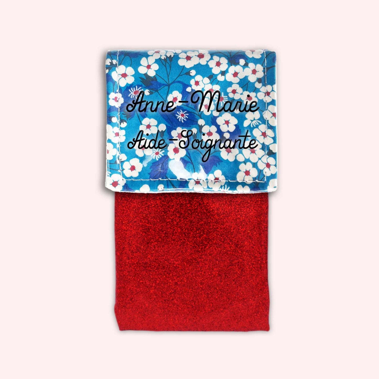 Pochette aimantée Blue Flowers