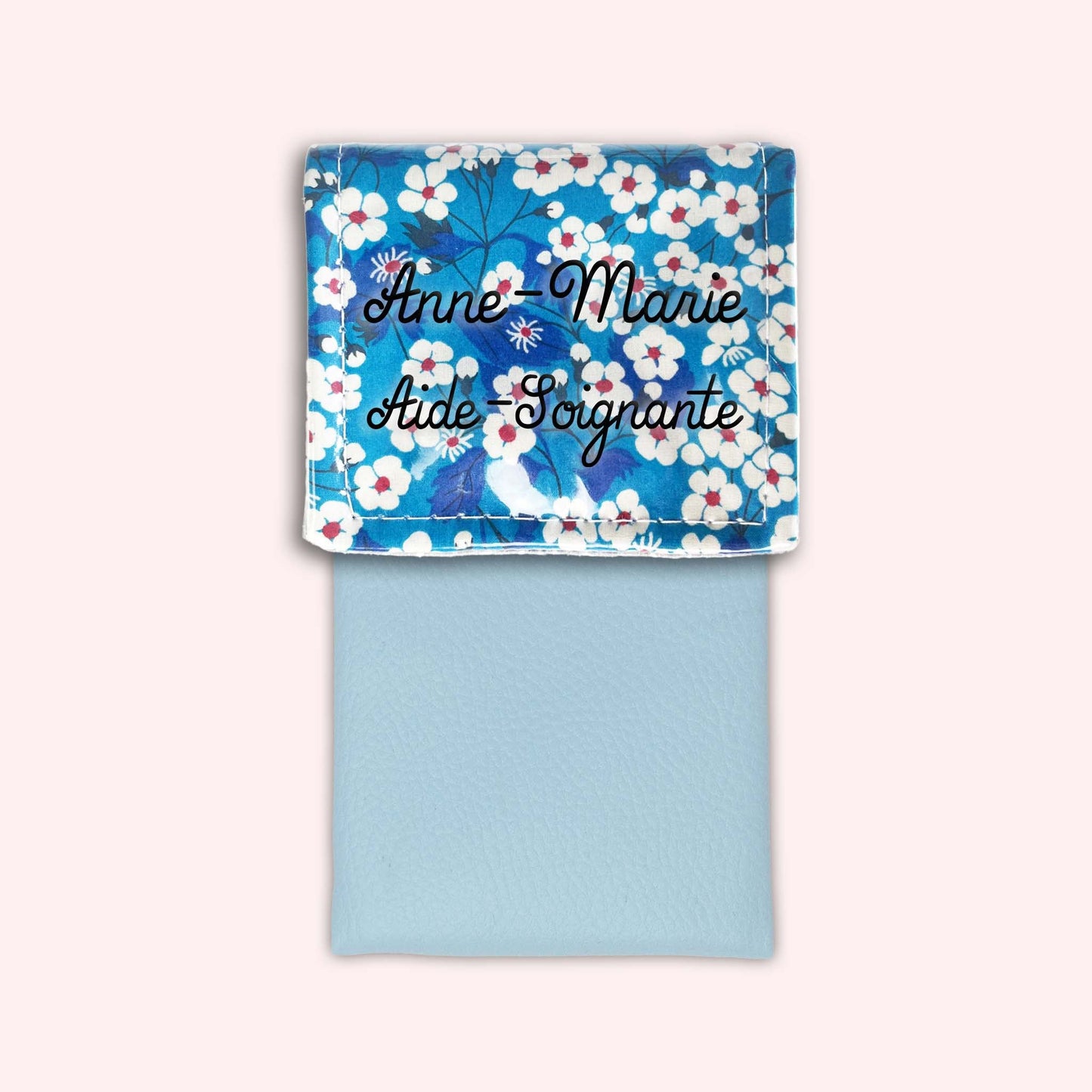 Pochette aimantée Blue Flowers