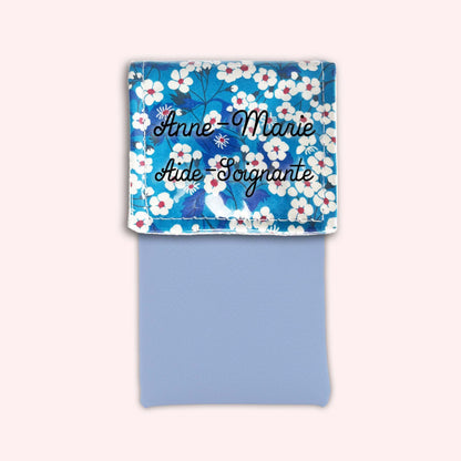 Pochette aimantée Blue Flowers