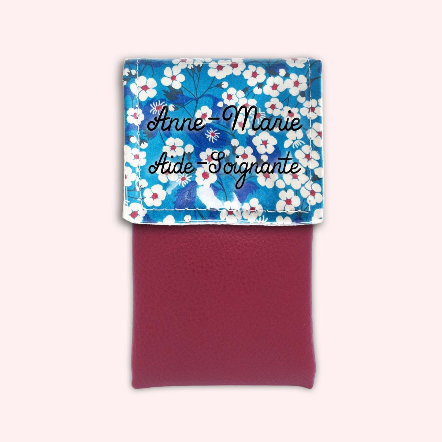 Pochette aimantée Blue Flowers