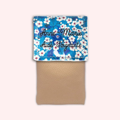 Pochette aimantée Blue Flowers