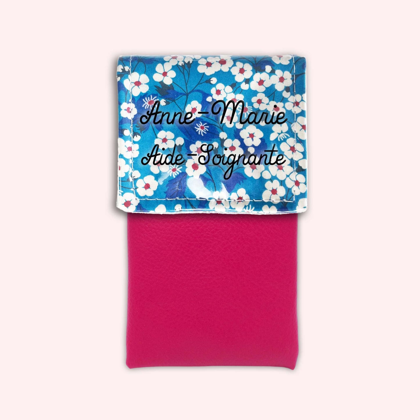 Pochette aimantée Blue Flowers