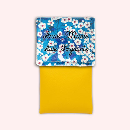 Pochette aimantée Blue Flowers