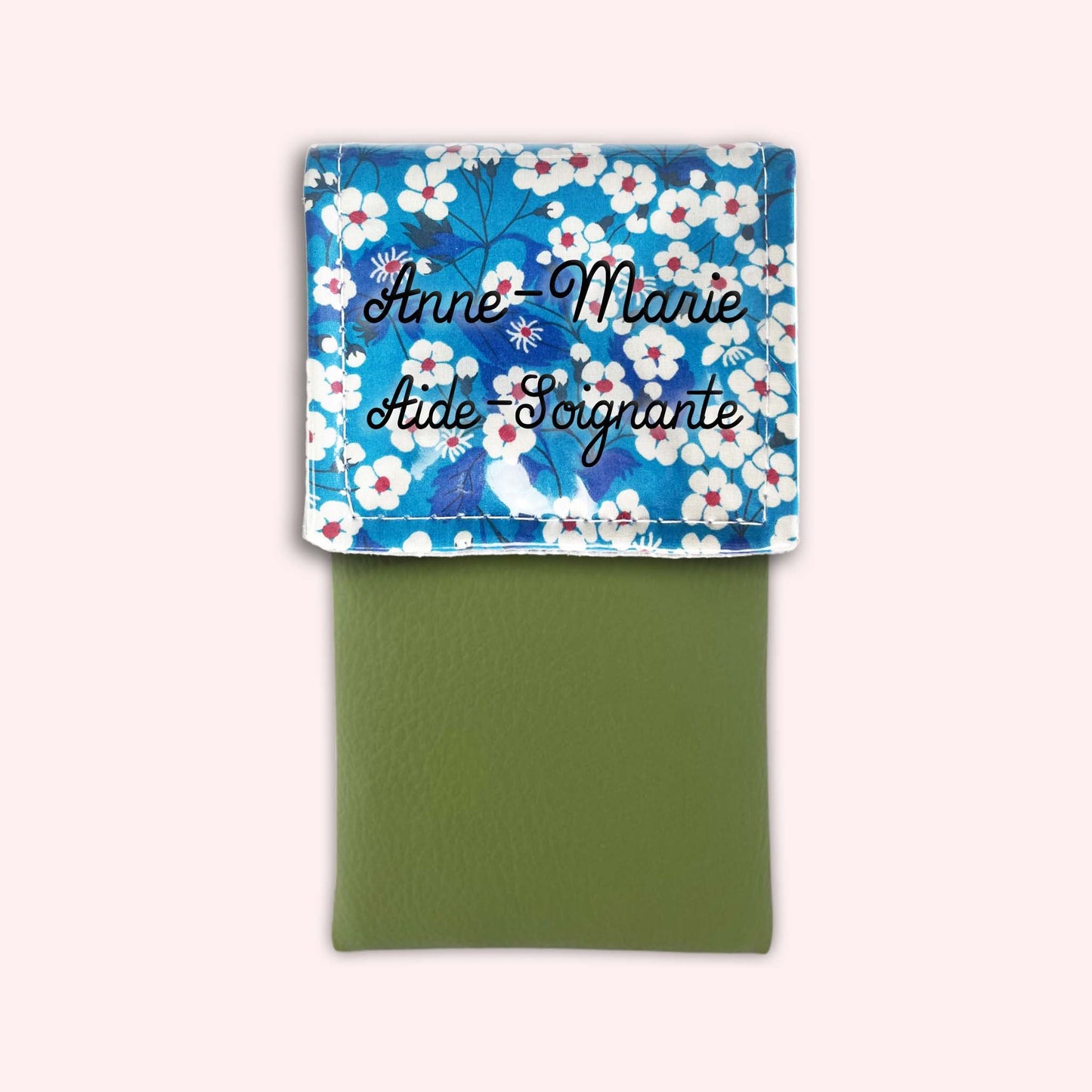 Pochette aimantée Blue Flowers