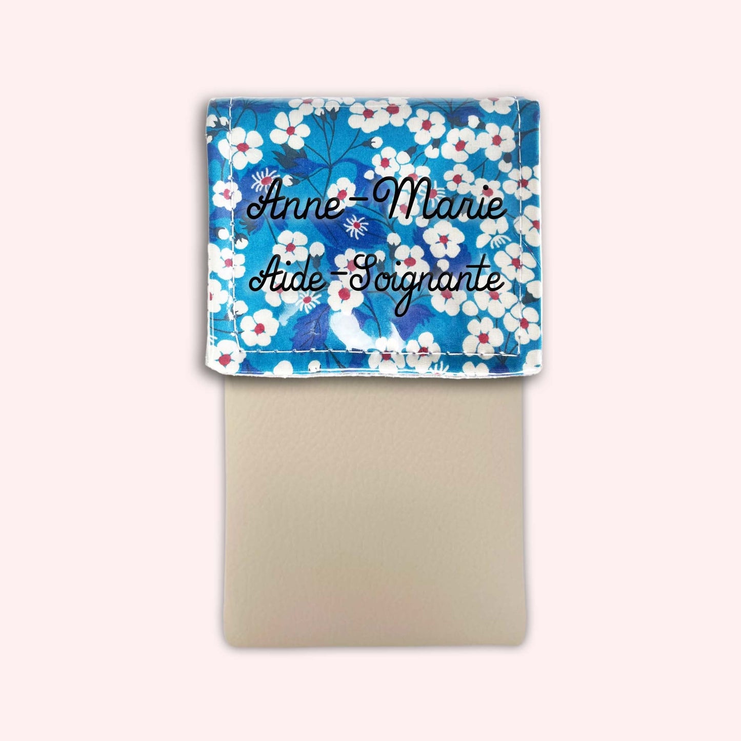 Pochette aimantée Blue Flowers