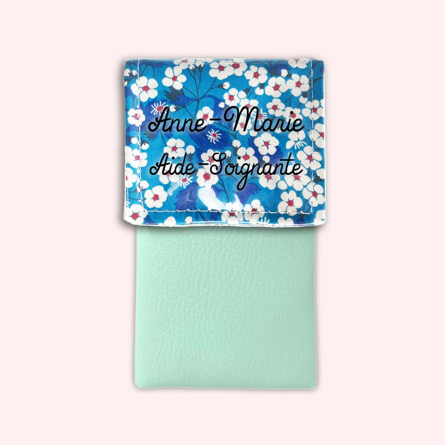 Pochette aimantée Blue Flowers