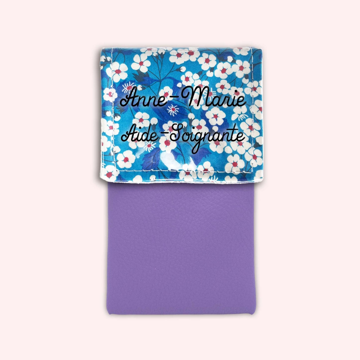 Pochette aimantée Blue Flowers