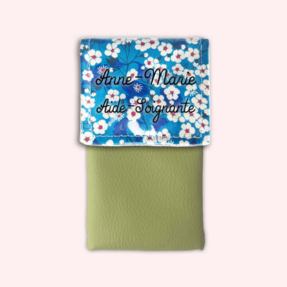 Pochette aimantée Blue Flowers