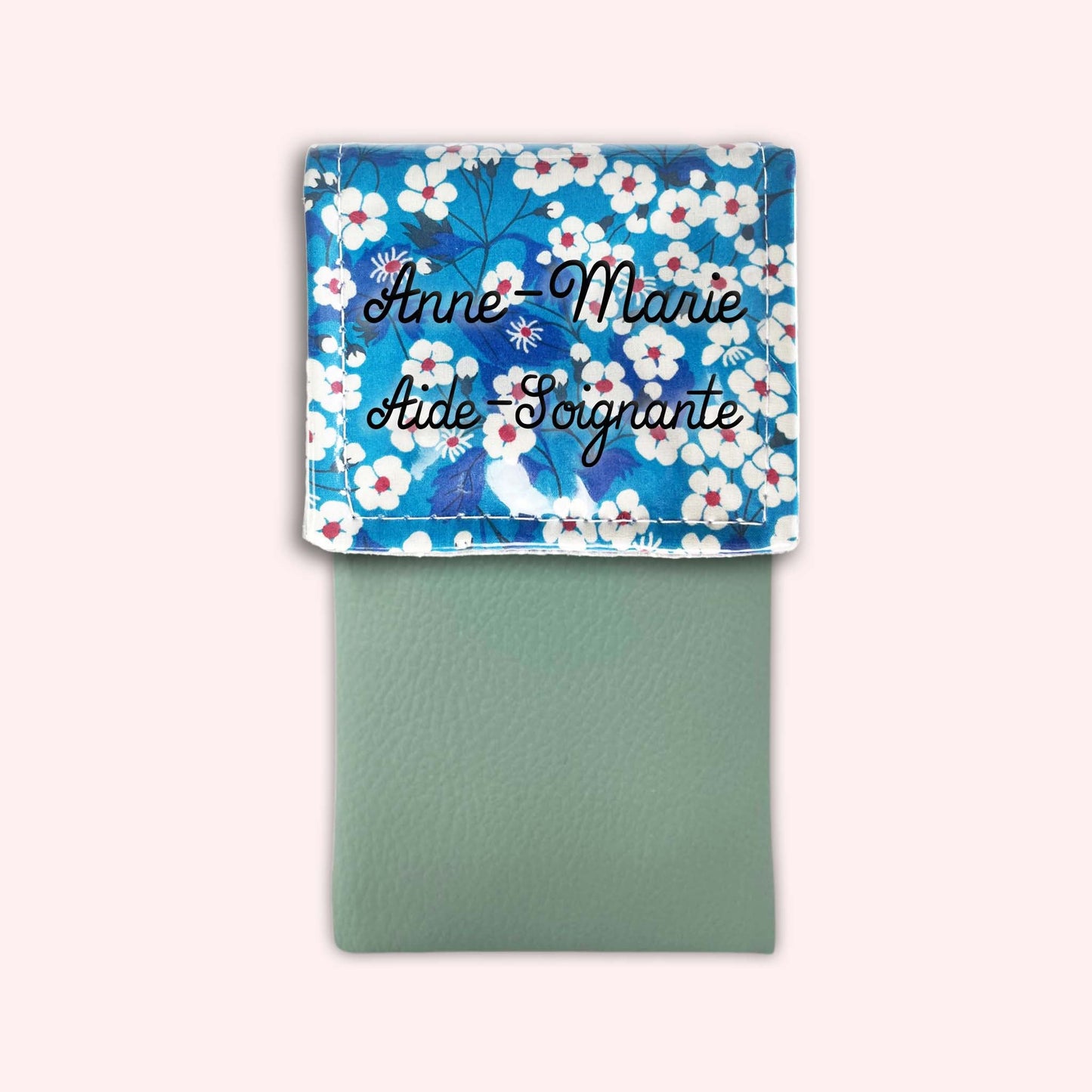 Pochette aimantée Blue Flowers