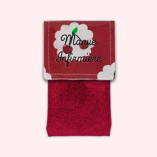 Pochette aimantée Cherry Tart Red