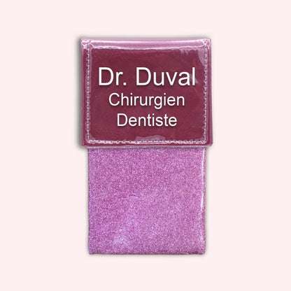 Two-tone Bordeaux flap pouch